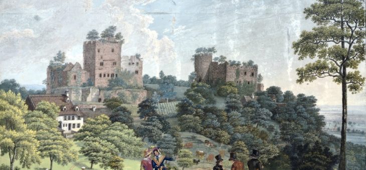 Promenons-nous aux châteaux d’Ottrott vers 1830